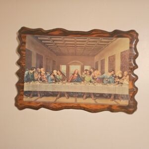 Framed Last Supper Wall Art